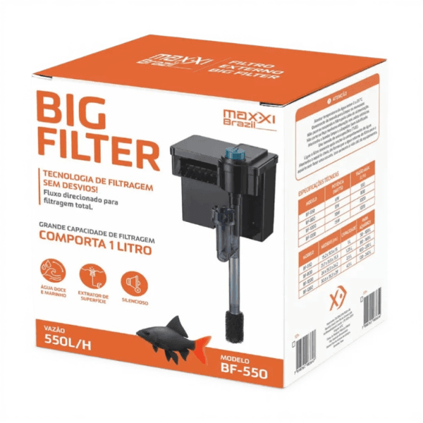 Filtro Externo Big Filter BF-550 (550 L/h)