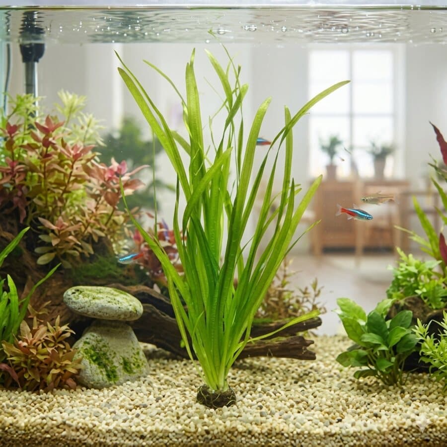Aquário plantado montado pela Aquários PET